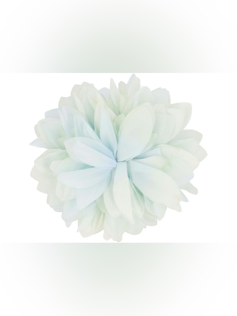 Gucci Blue Silk Flower Brooch